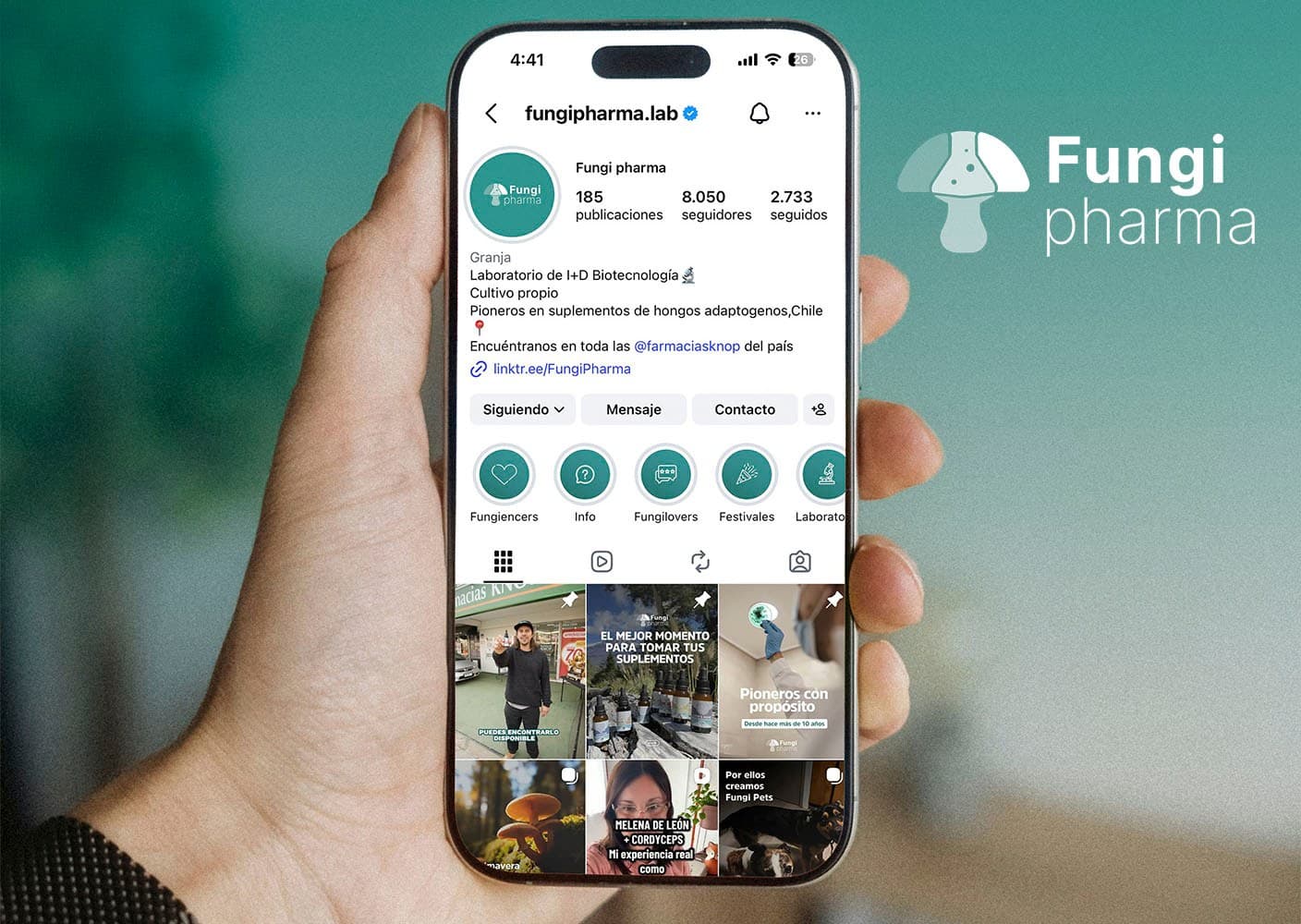 Estrategia y gestión de redes — Fungi Pharma